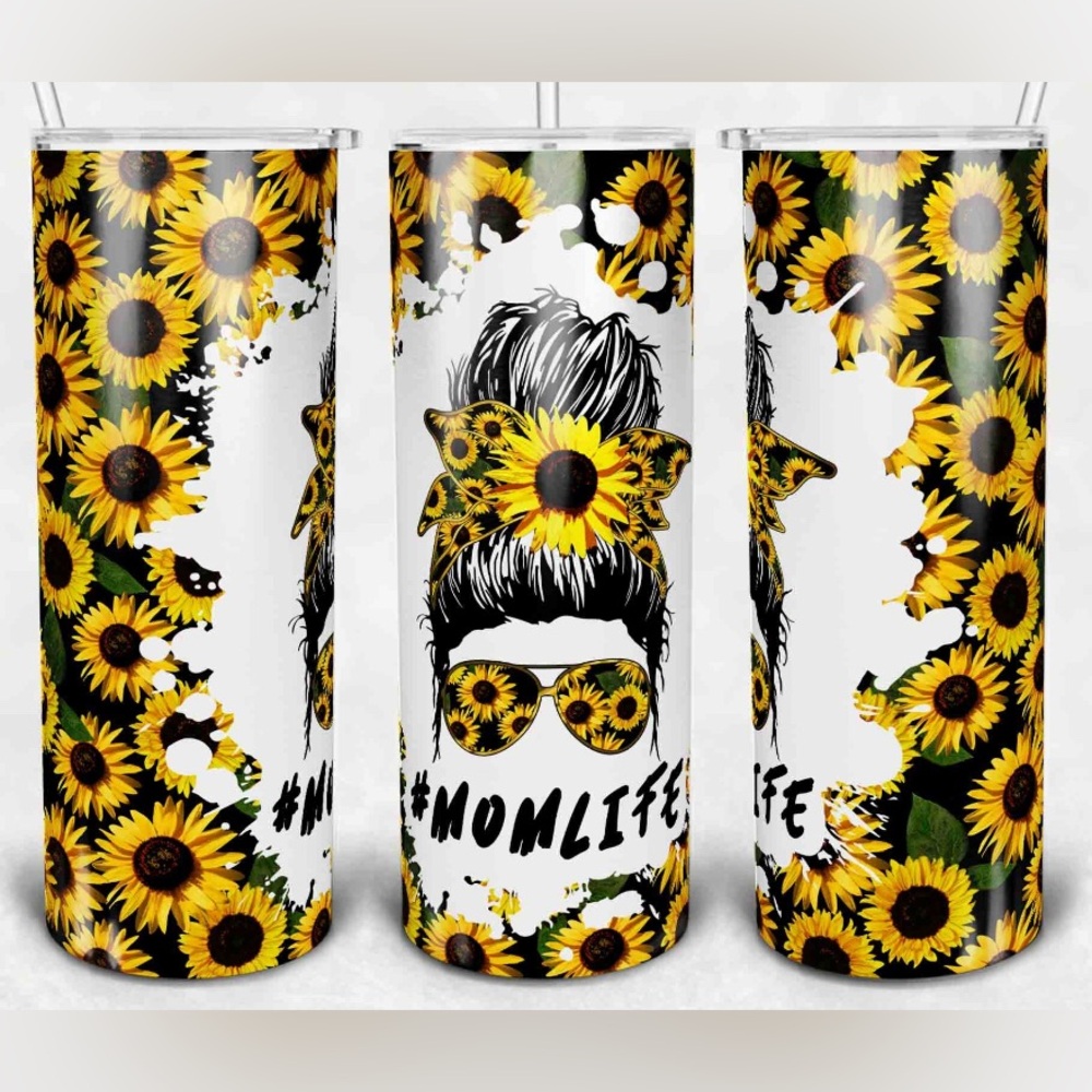 Sunflower Personalized Tumbler NWT